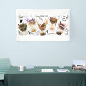  Amazing Boba tea 横断幕 (トレードショー)