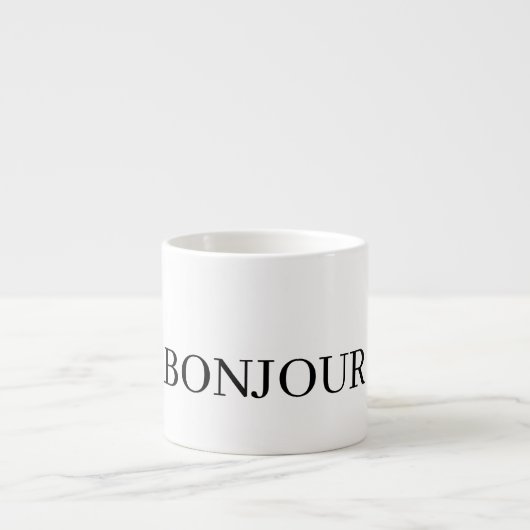 AMAZING BONJOUR Mug エスプレッソカップ (正面)