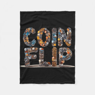 Amazing coin flip emblem costume  フリースブランケット