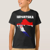 Amazing croatian Fan Design Tシャツ (正面)