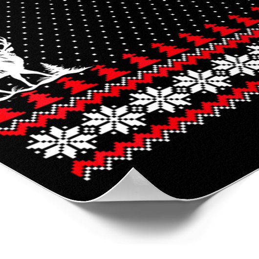 Amazing Cute Funny Duck Hunter Deer Hunting Ugly C ポスター (角)