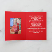 AMAZING DAUGHTER CHRISTMAS CARD サンキューカード (内部)