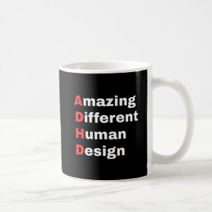 Amazing Different Human Design - ADHD プライド コーヒーマグカップ