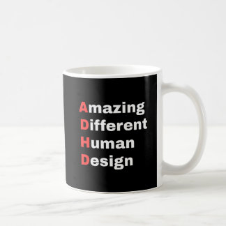 Amazing Different Human Design - ADHD プライド コーヒーマグカップ