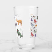 Amazing dinosaur glass cup タンブラーグラス (左)
