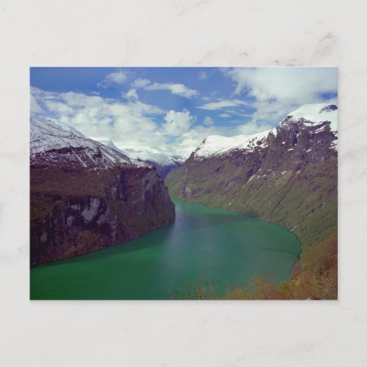 Amazing Geiranger Fjordはがき ポストカード (正面)