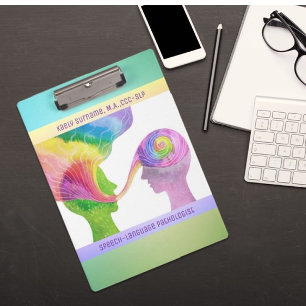 Amazing Gift! Speech Pathologist Custom Clipboard クリップボード
