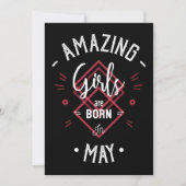 Amazing girls are born in may (正面)