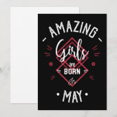 Amazing girls are born in may (正面/裏面)