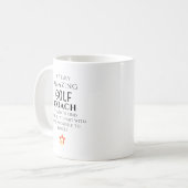 Amazing Golf Coach Hard To Find Personalized Gift コーヒーマグカップ (正面左)
