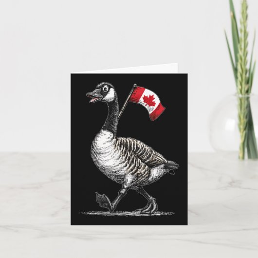 Amazing Goose Graphic For Canada Lovers  カード (正面)