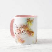 『Amazing Grace』ウォーターカラーのトンボ マグカップ (正面左)