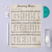 Amazing Grace -ヴィンテージミュージックシート 薄葉紙 (クラフト)