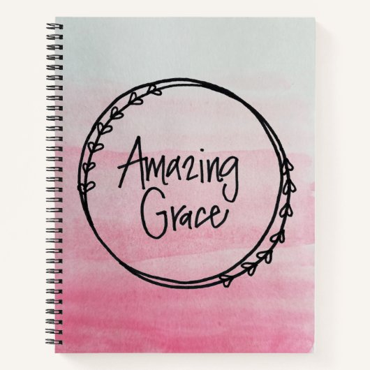 Amazing Grace Journal ノートブック (正面)