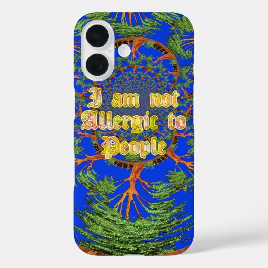 Amazing Hakuna Matata私は人にアレルギーはない Case-Mate iPhoneケース (裏面)