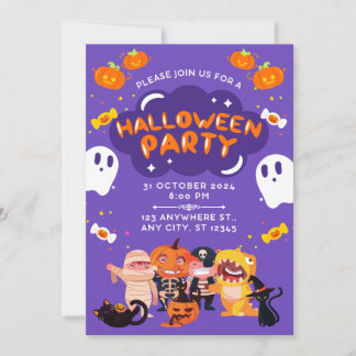 Amazing Halloween Party Inivitation 招待状