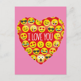 Amazing I love you Emoji Gift ポストカード