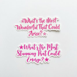 Amazing Inspirational Quotes | ポジティブガール シール