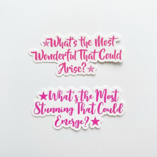 Amazing Inspirational Quotes | ポジティブガール シール