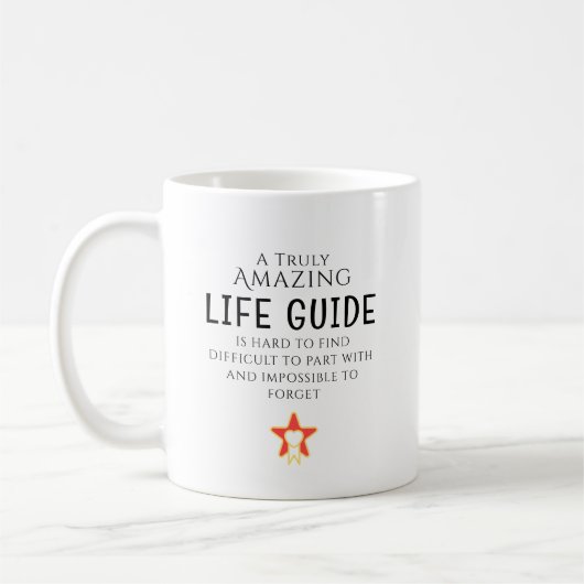 Amazing Life Guide Hard To Find Personalized Gift コーヒーマグカップ (左)