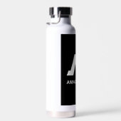 Amazing Life Monochrome A Logo ウォーターボトル (右面)