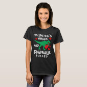 Amazing love apparel heart wishes and dinosaur kis tシャツ (正面フル)