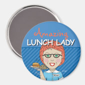 Amazing Lunch Lady マグネット (正面/裏面)