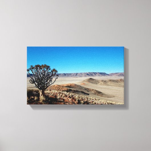 Amazing Namibian Landscape Stretted Canvas Print キャンバスプリント (正面)