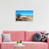 Amazing Namibian Landscape Stretted Canvas Print キャンバスプリント (インサイチュ (リビング))
