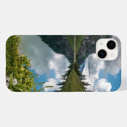 amazing nature design in the swiss mountains Case-Mate iPhoneケース (裏面 (横))