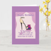 AMAZING **NIECE**あなたの誕生日カード カード (黄色い花)