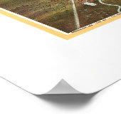 Amazing old map of Newark, New Jersey from 1916 ポスター (角)