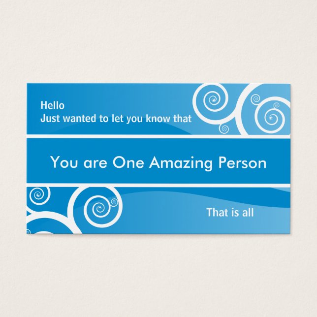 Amazing Person Card Anonymous (正面)