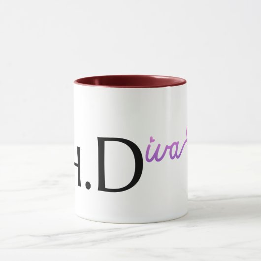 Amazing Ph.D, Ph.D student women gift マグカップ (中央)