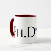 Amazing Ph.D, Ph.D student women gift マグカップ (正面左)