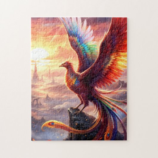 Amazing Phoenix at Sunrise ジグソーパズル (縦)