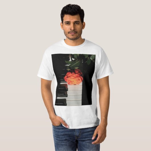 Amazing Piano Artwork Tシャツ (正面フル)