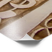 Amazing Plasterwork in Ben Youssef - Marrakech フォトプリント (角)