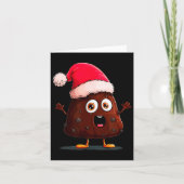 Amazing Pudding Look With Christmas Hat  カード (正面)