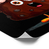 Amazing Pudding Look With Christmas Hat ポスター (角)