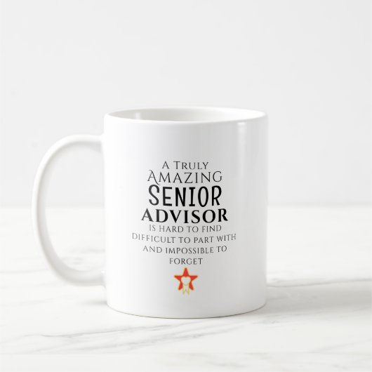 Amazing Senior Advisor Hard To Find Personalized  コーヒーマグカップ (左)