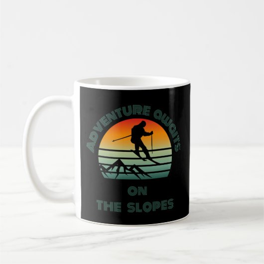 amazing skiing mug コーヒーマグカップ (左)
