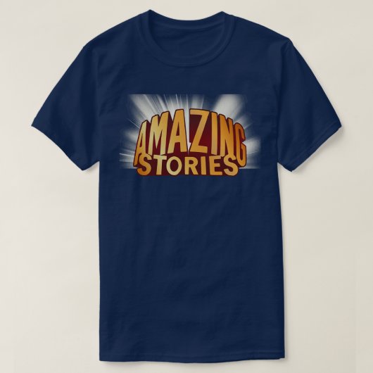 Amazing Storiesレトロ80sテレビ番組 Tシャツ (デザイン正面)