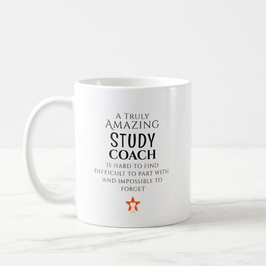Amazing Study Coach Hard To Find Personalized  コーヒーマグカップ (左)