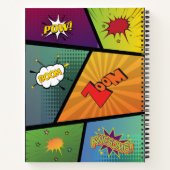 Amazing Superhero Special 飛んでいる Photo Kids ノートブック (裏面)