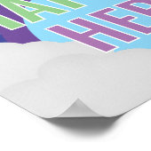 amazing things happens here classroom poster ポスター (角)