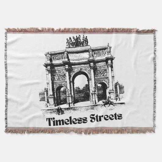 Amazing Timeless streets  スローブランケット (正面)