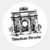 Amazing Timeless streets  ラウンドシール (正面)