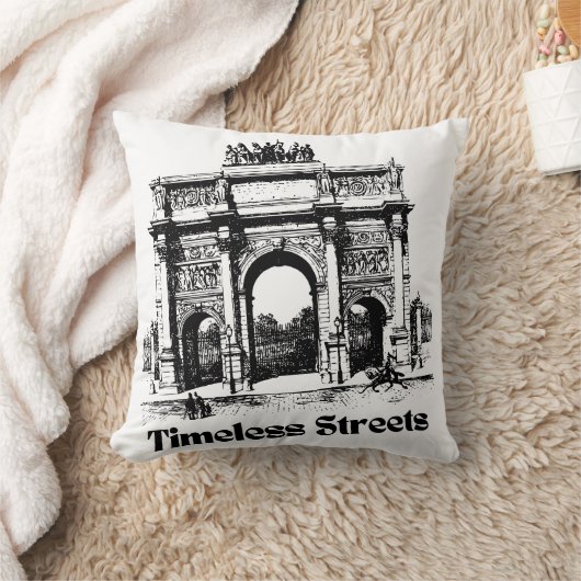 Amazing Timeless streets hands bag for you  クッション (ブランケット)