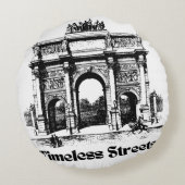 Amazing Timeless streets hands bag for you  ラウンドクッション (裏面)
